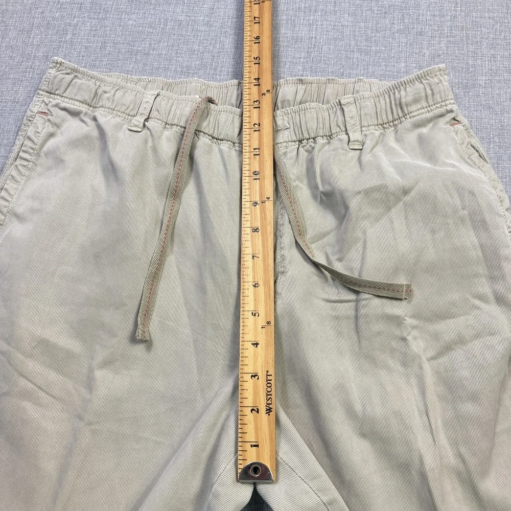 Tommy Bahama Drawstring Pants Mens Large 32x30 Beige Chino Lyocell Relaxed